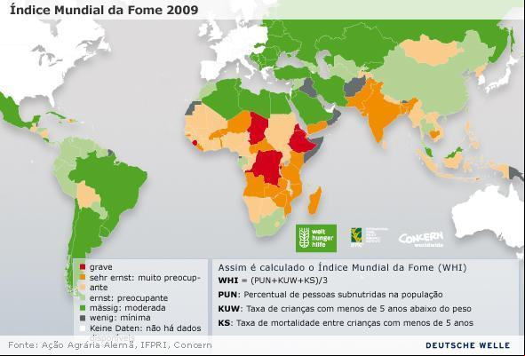 fome no mundo